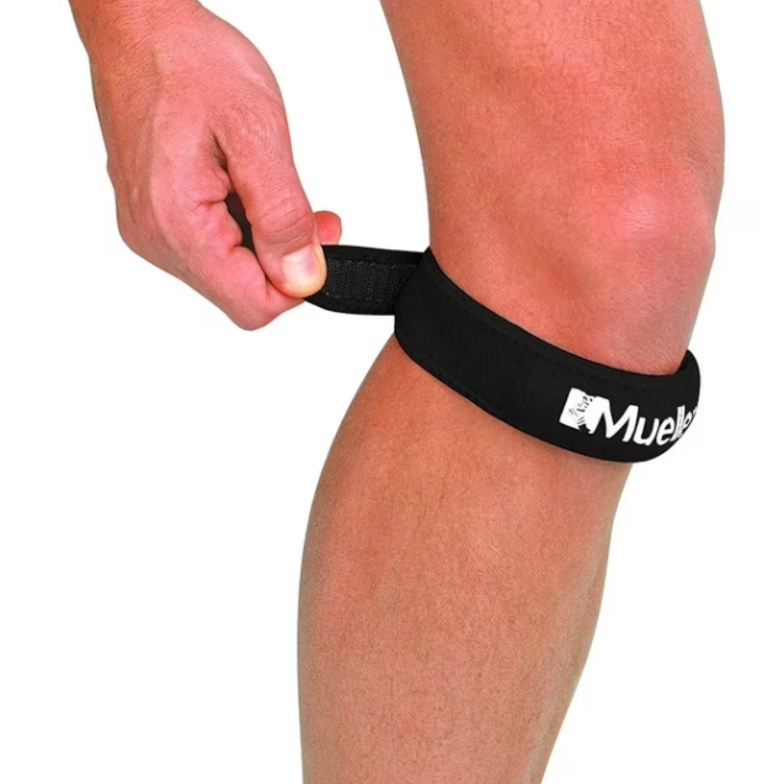 Mueller Jumper’s Knee Strap Adjustable Patella Support Brace Black One Size