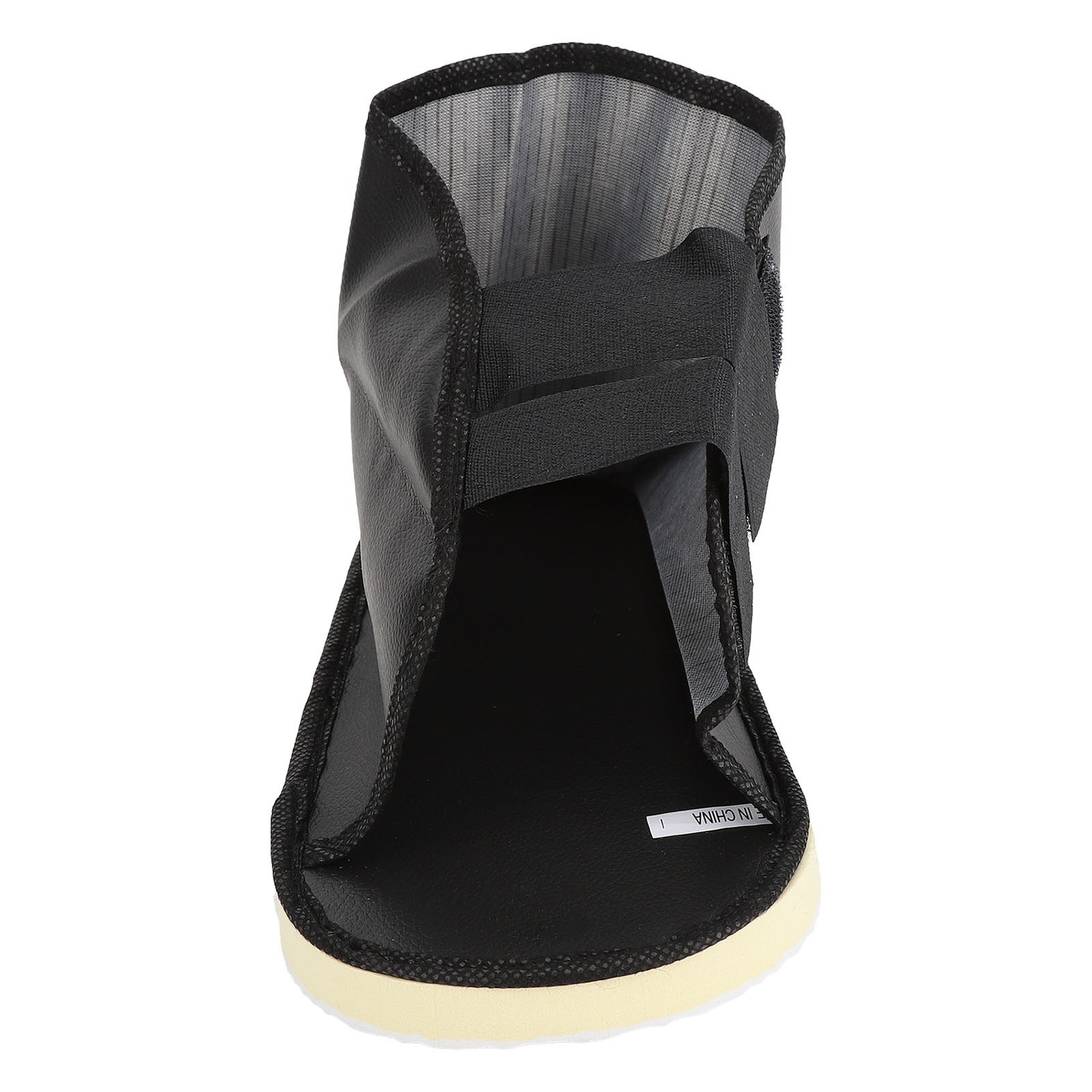 Adjustable Cast Shoe For Post Operative Recovery In Faux Leather