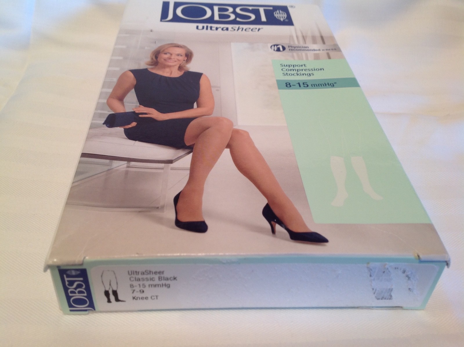 Jobst Women’s Ultrasheer Knee High Compression – Moderate -8-15mmHg You Choose S