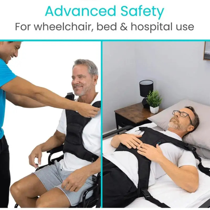 Wheelchair Seat belt Lightweight Transport Straps Medical Safety Restraints