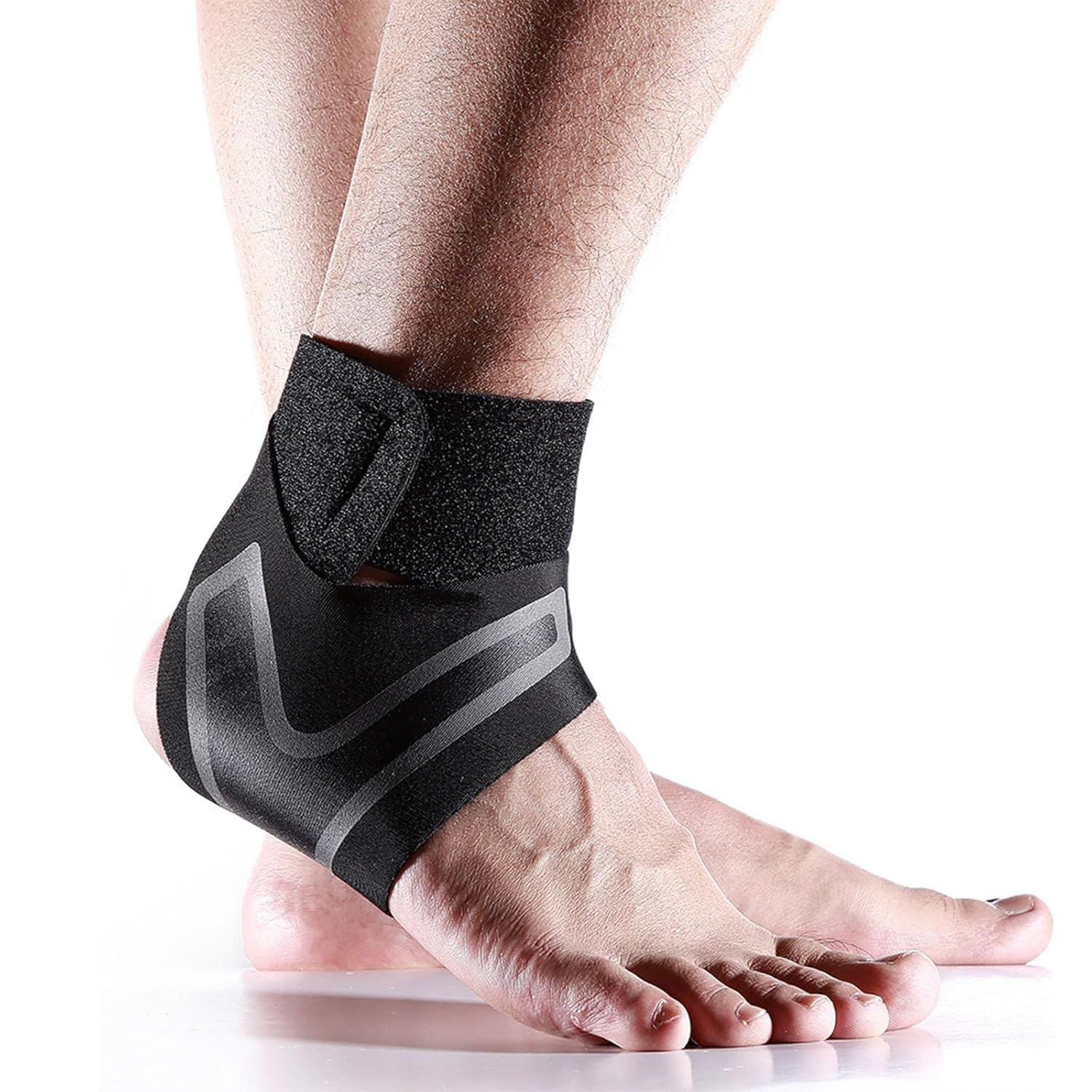 Copper Ankle Support Brace Compression Sleeve Socks Elastic Foot Pain Relief