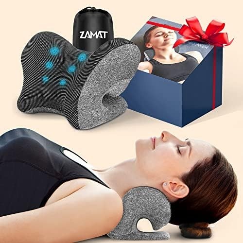 Neck Pain Relief Pillow Magnetic Therapy Cervical Traction Device Travel