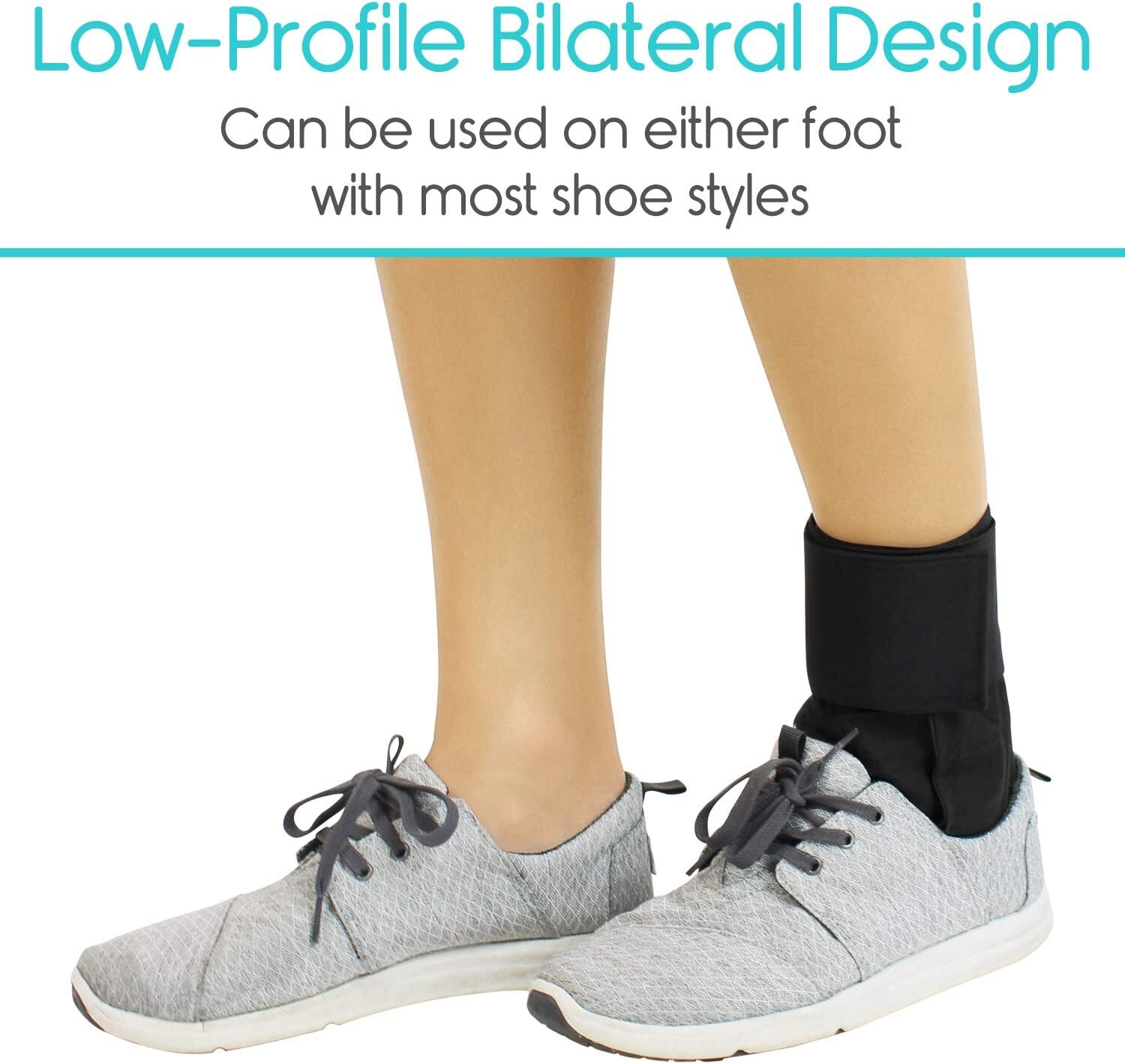 VIVE Laced Ankle Brace Black Large
