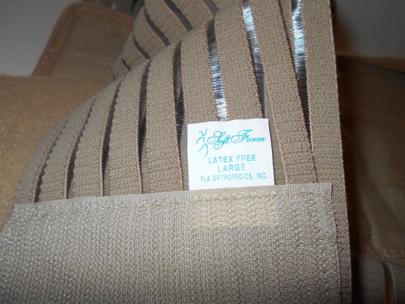 FLA ORTHOPEDICS Posture Control Brace – Beige – Size L – For Men & Women