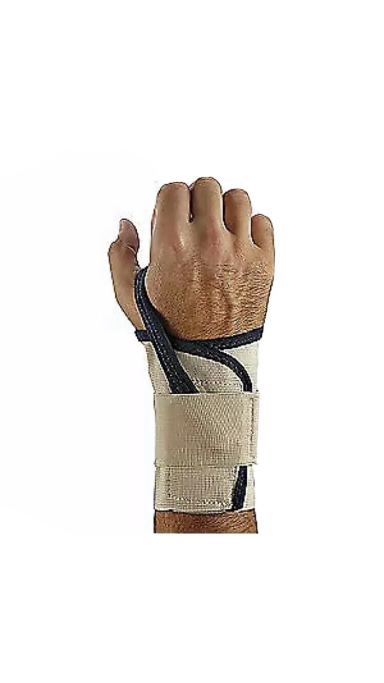 PROFLEX BY ERGODYNE Elastic Wrist Support, Large, Right, 4000, Tan