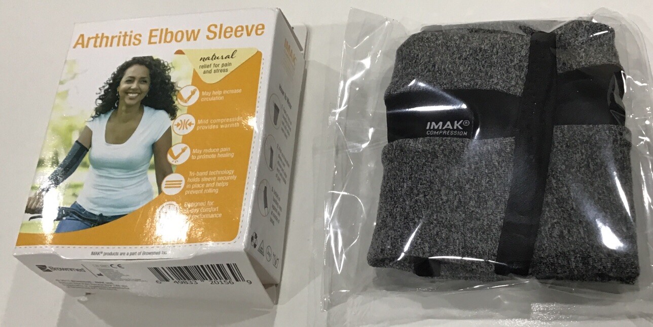 IMAK Compression Arthritis Elbow Sleeve A20156 Size Medium