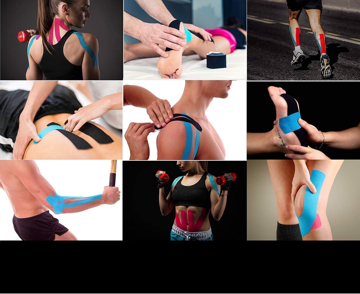 Kinesiology Tape, Uncut Roll, Waterproof Muscle Support | Hypoallergenic, 32 …