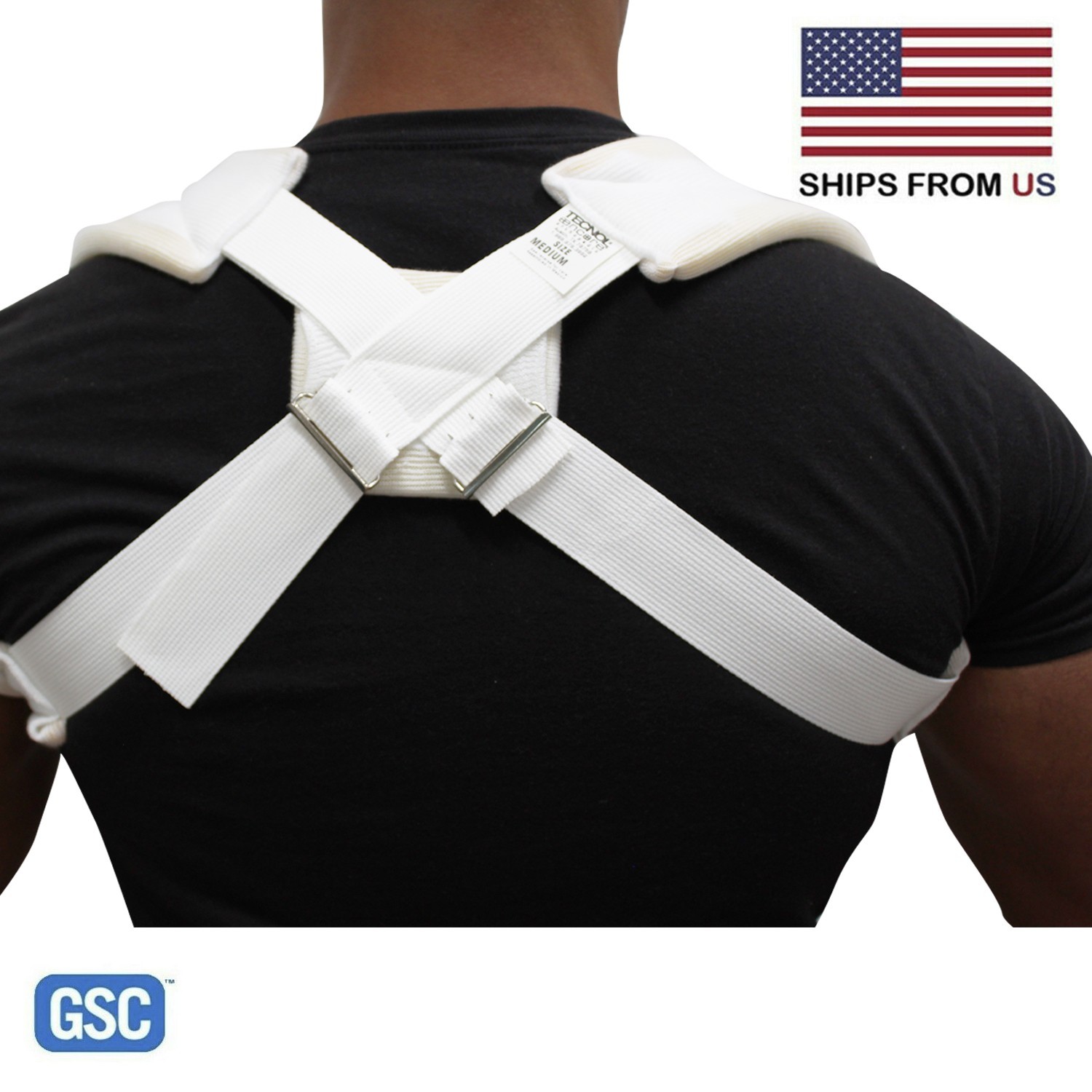 MIL Clavical Back Splint; Non-sterile, Latex Free, Reusable;medium #59132