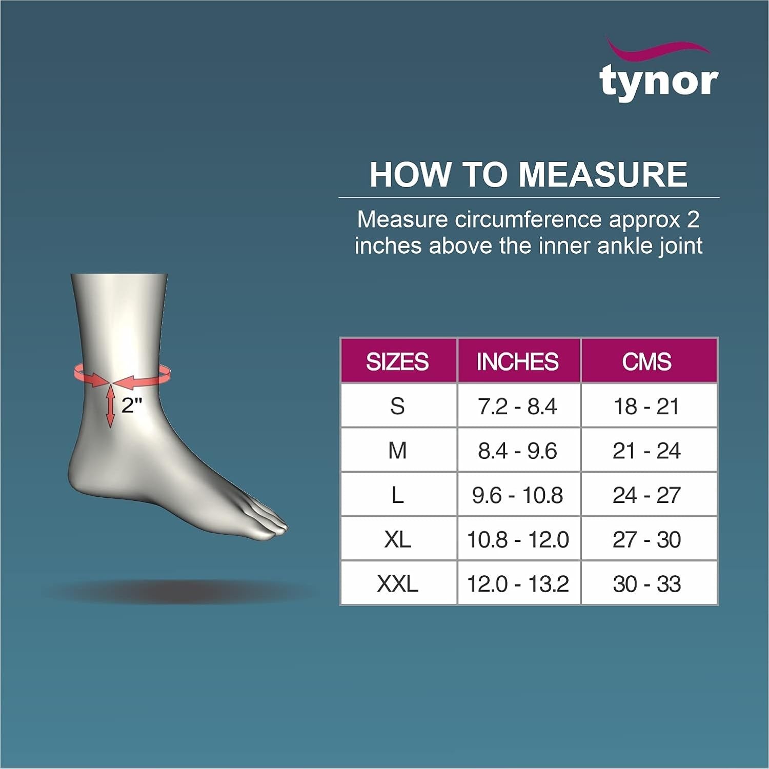 Tynor Anklet Comfeel mild compression support Ankle Joint & Arthritis or injury