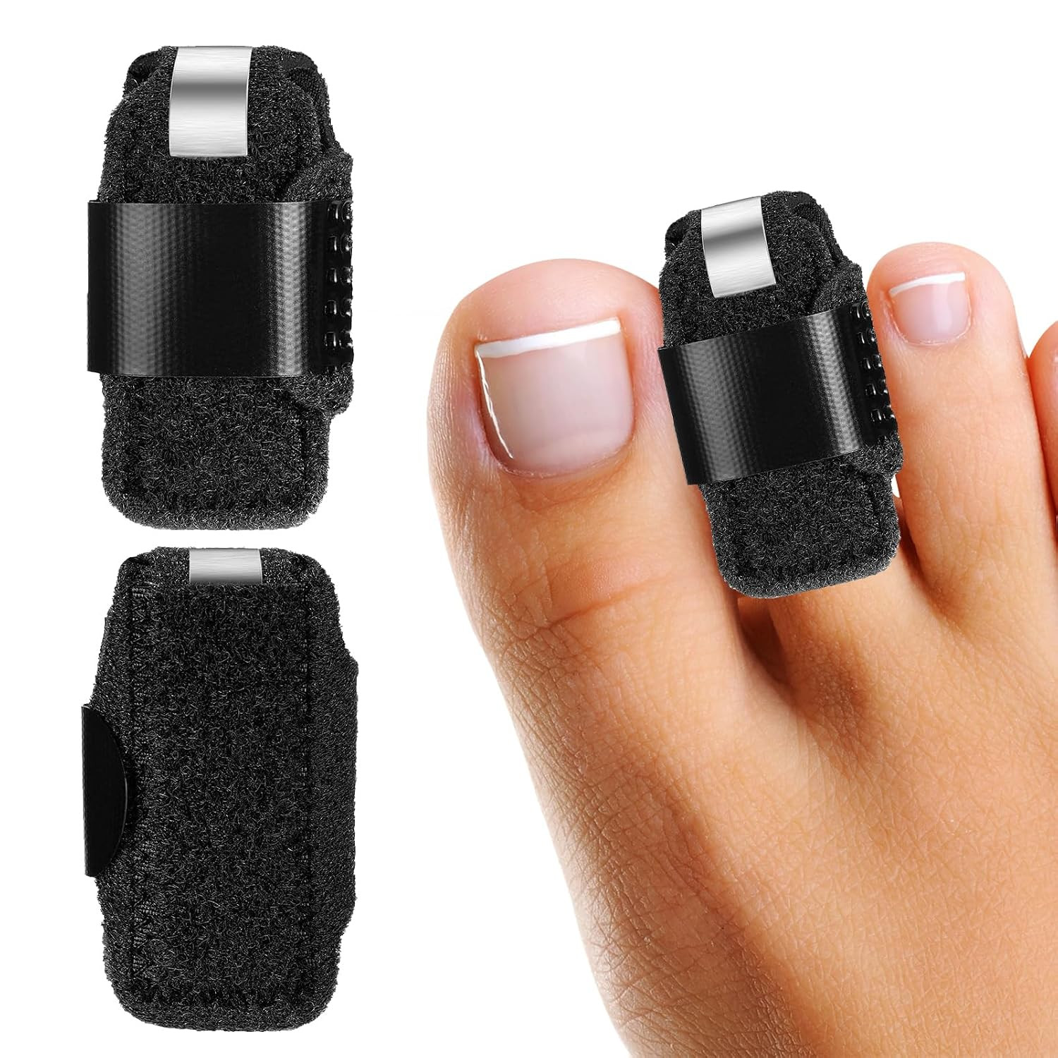 Toe Splint for Broken Toe Straightener Brace Women Men Hammer Toe to Align and S