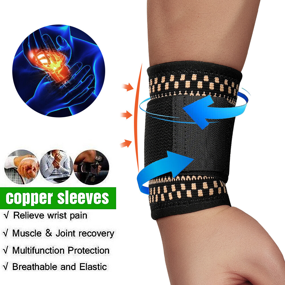 Wrist Support Hand Brace Band Wrap Adjustable Strap Sports Carpal Tunnel Bandage