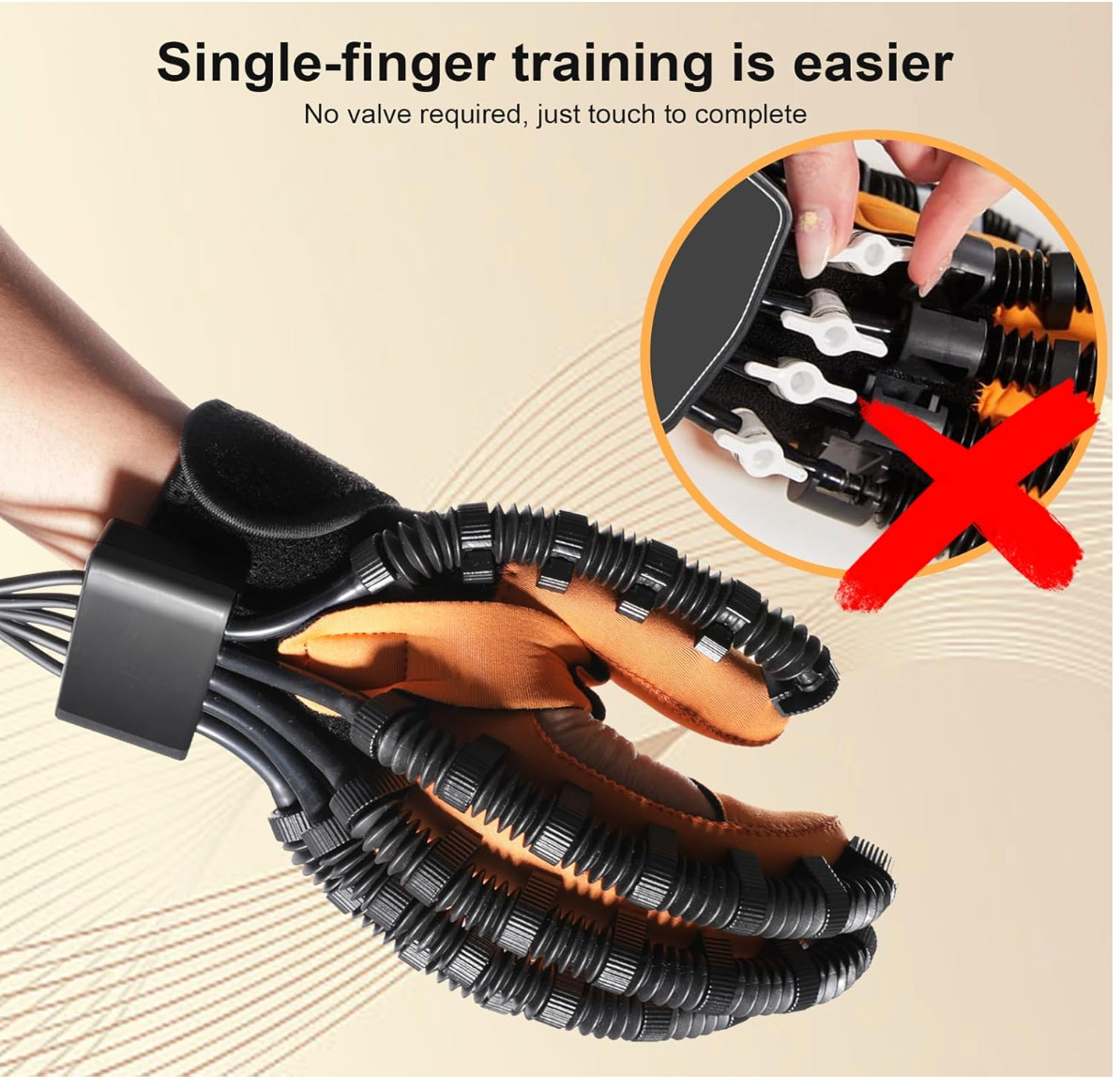 Upgraded Hand Function Rehabilitation Robot Gloves for Stroke (Left Hand Sz S)