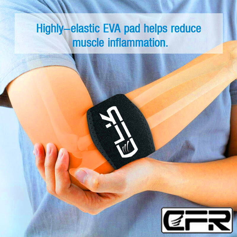 Tennis Elbow Brace Strap Tendonitis Golfers Band Golf Pain Relief Pad Support US