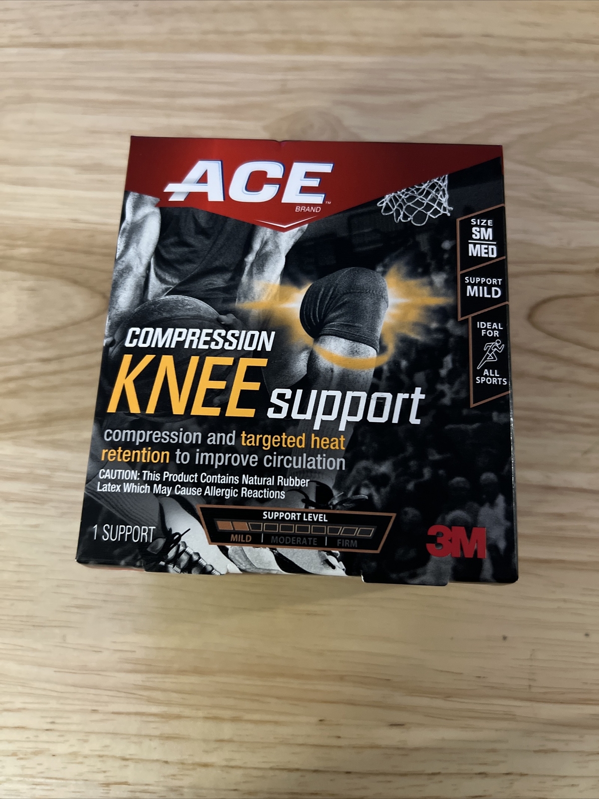 ACE Compression Knee Support SM/MED