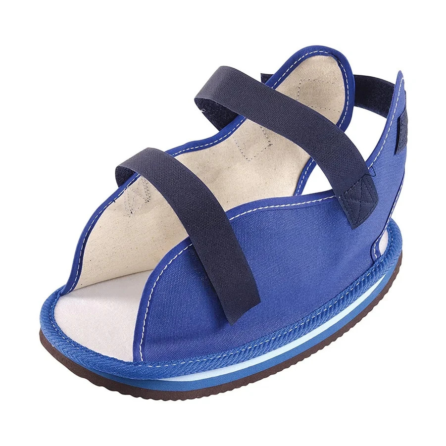 Ossur Canvas Rocker Bottom Cast Shoes Comfortable Open Toe Adjustable Straps