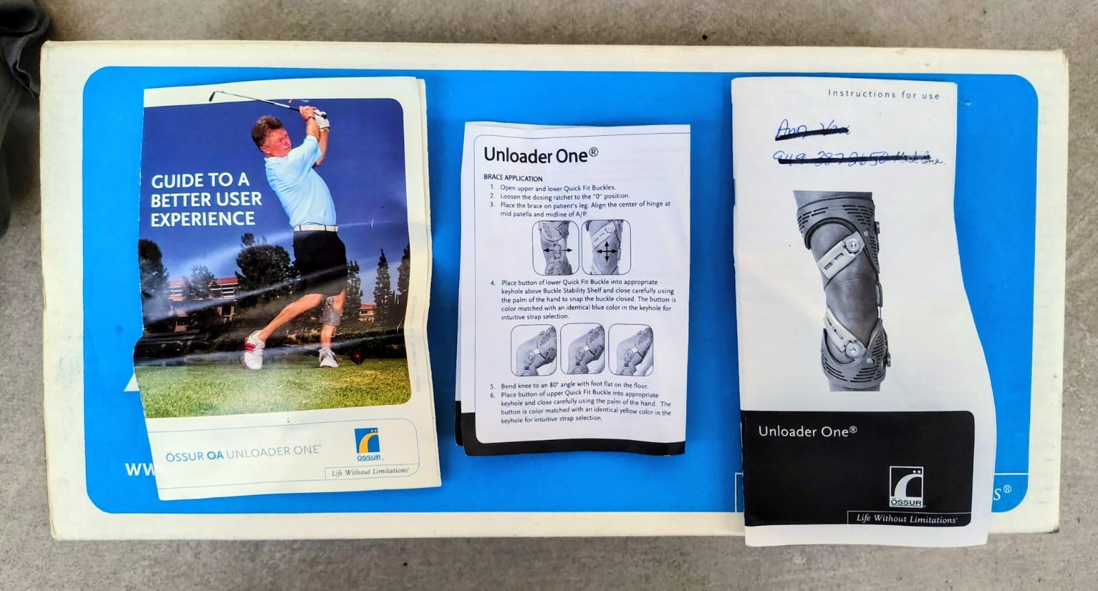 Össur UNLOADER ONE w/SmartDosing Sz XS RIGHT LATERAL KNEE BRACE Osteoarthritis