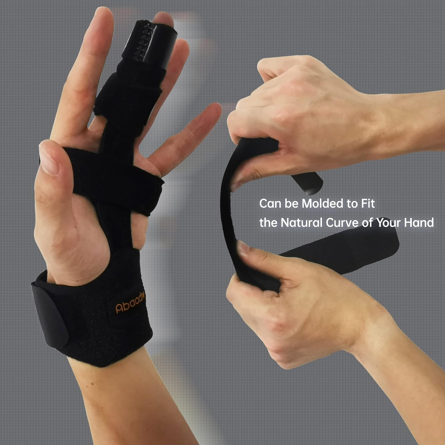 Trigger Finger Splint 2 Pcs, Adjustable Index Finger Splint, Finger Splint Middl