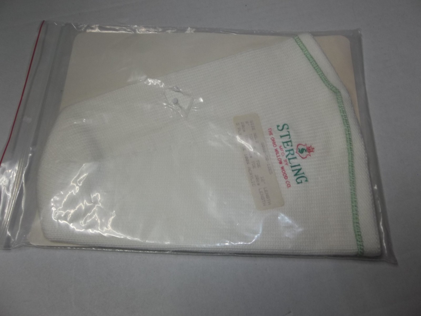 New Sterling Ohio Willow Wood Co Elite Prosthetic Sock 5 Ply Size 2 100% Acrylic