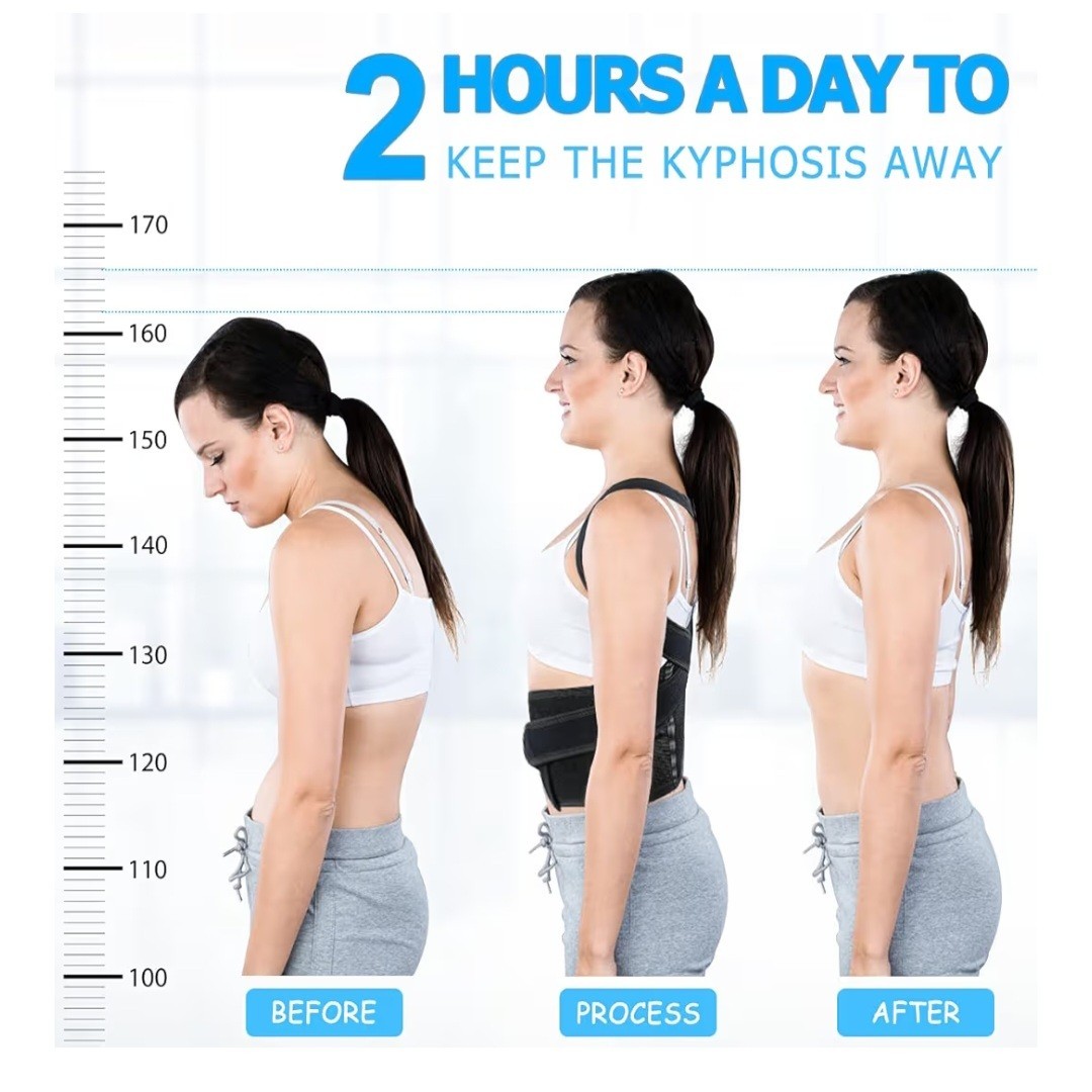 PAZAPO Posture Corrector/Lumbar Support for Men and Women-XL-NEW OUT OF ORIG PKG