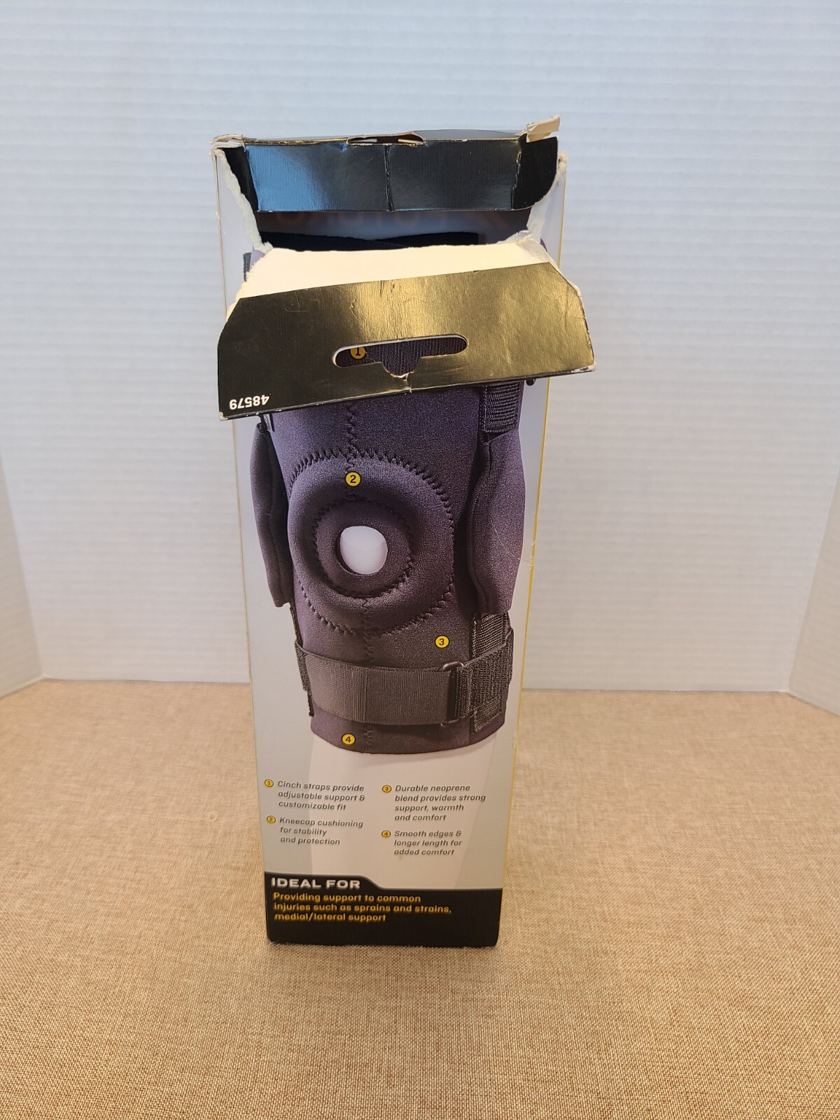 Futuro Adjustable Firm Support Hinged Knee Brace Used In Box