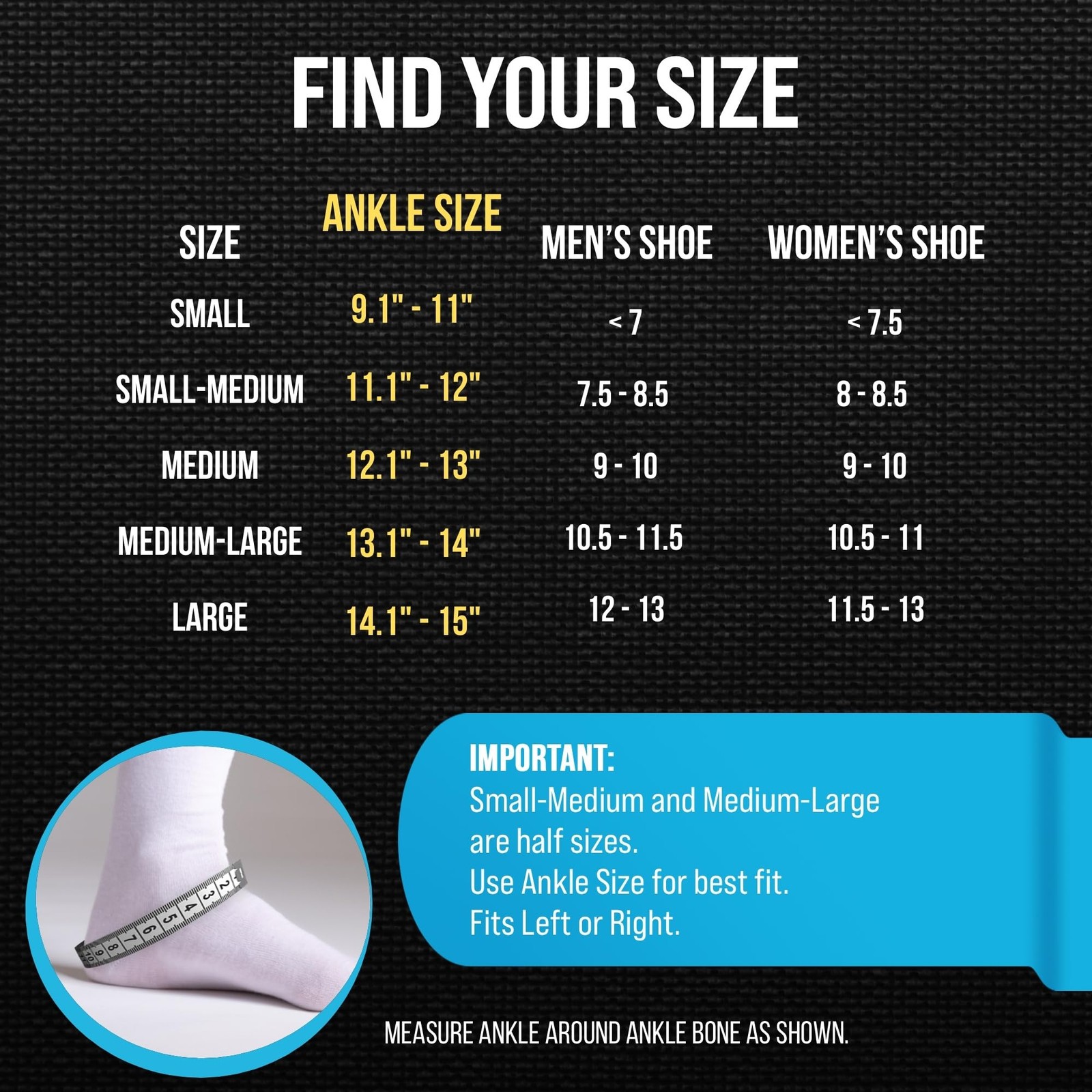 Ankle Brace For Women & Men Lace Up Adjustable Support With Side Stabilizers For