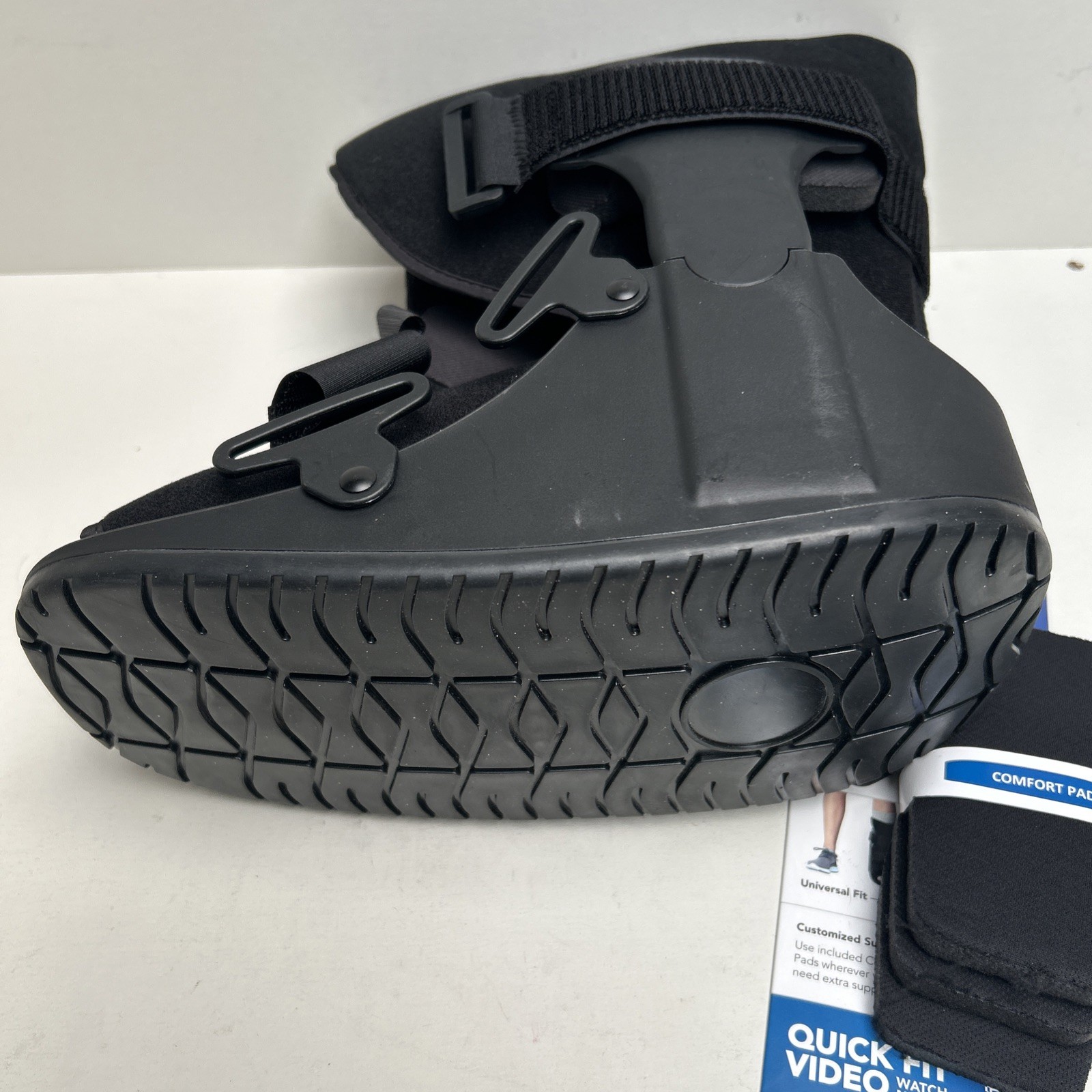 UNITED ORTHO Plantar Fasciitis Night Splint Medium Black US12035 Adjustable Pain