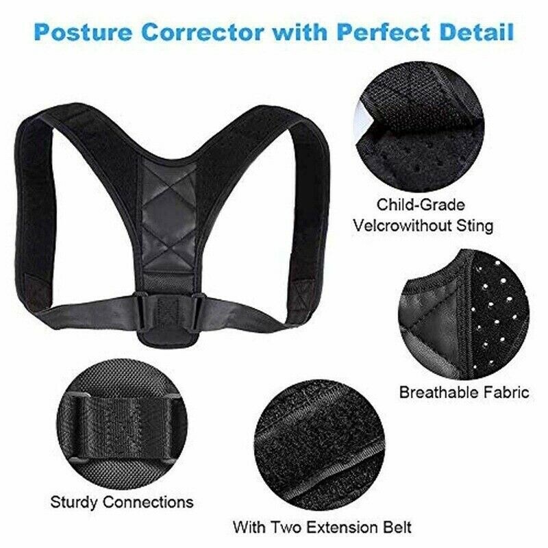 Magnetic Posture Corrector Brace Bad Back Lumbar Good Proper Support Girdle Belt