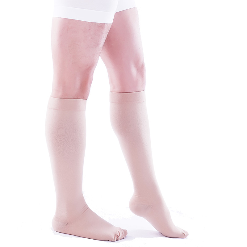 Knee High Compression Socks Hose Men Women Varicose Veins Flight Edema Stockings