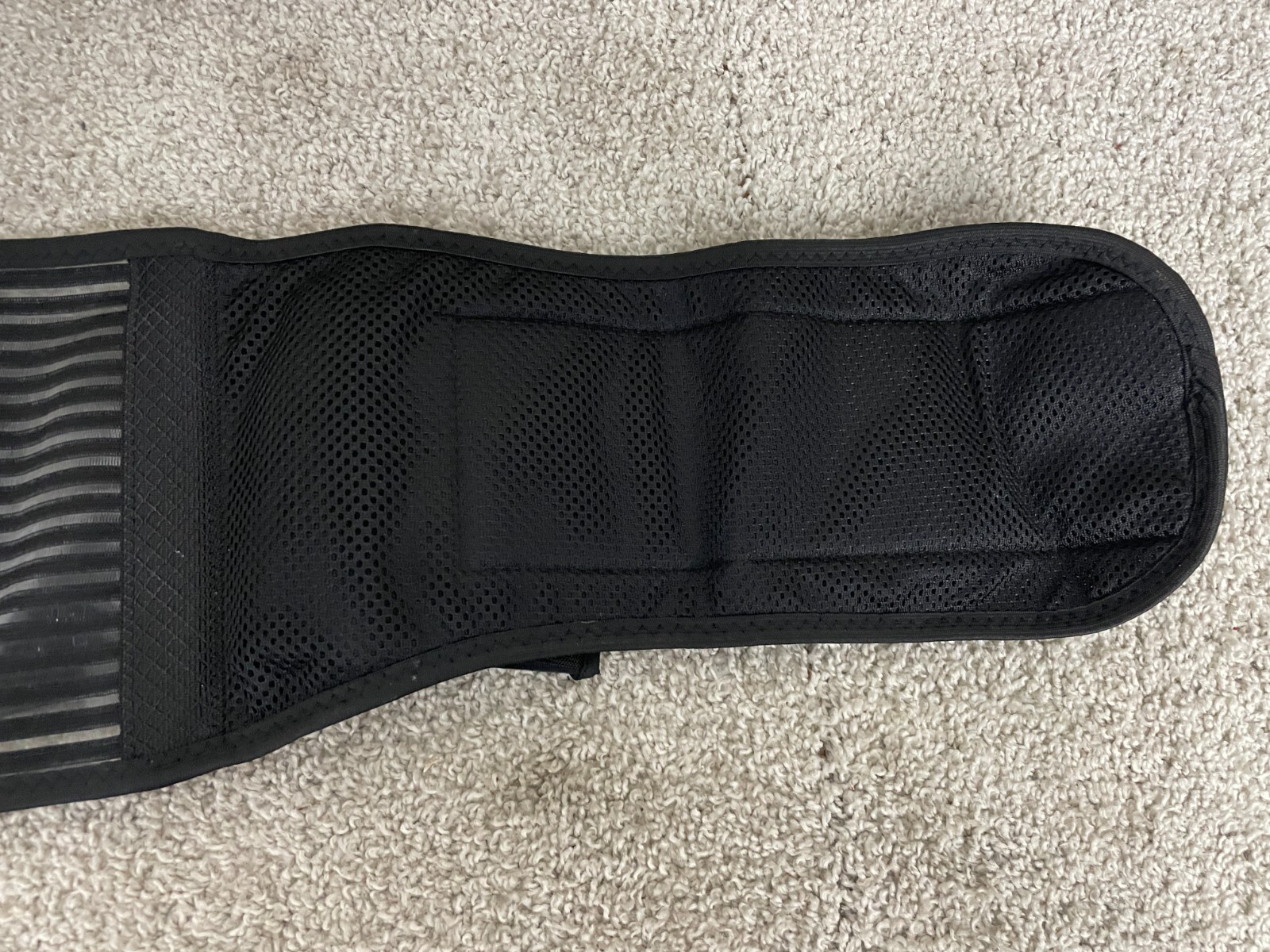 Sparthos Back Brace Small Adjustable Lower Lumbar Support Belt Logo Black