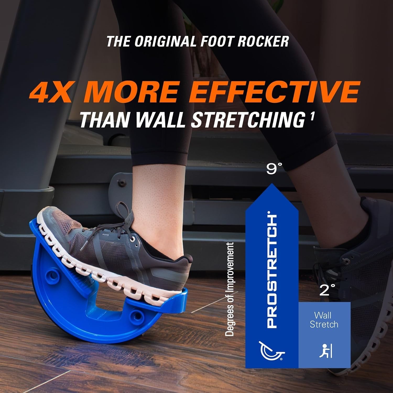 Compact Rubber Calf Stretcher & Foot Rocker – Effective Stretch for All Sports