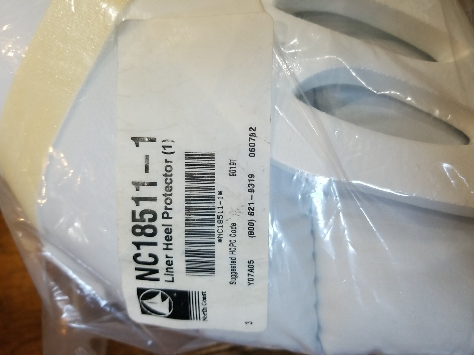 North Coast Liner Heel Protector (1) NC18511-1 w/ Spenco Washable Pillow (1)