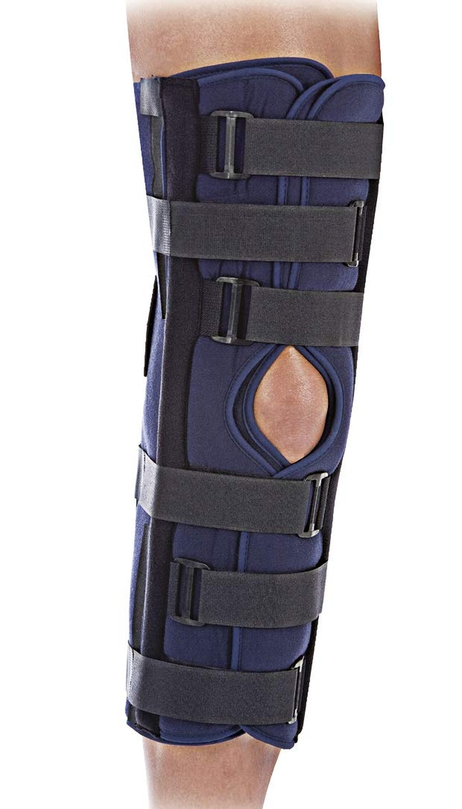 United Ortho 61018 3-Panel Knee Immobilizer, 18″ Navy 18″