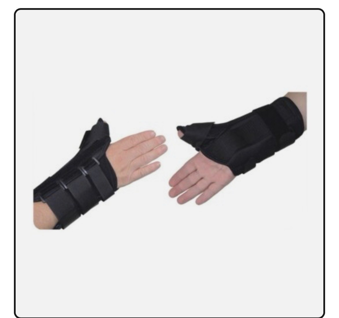 NEW “Comfortland” Black Deluxe Wrist/Hand Splint , Comfortable, 2 Available