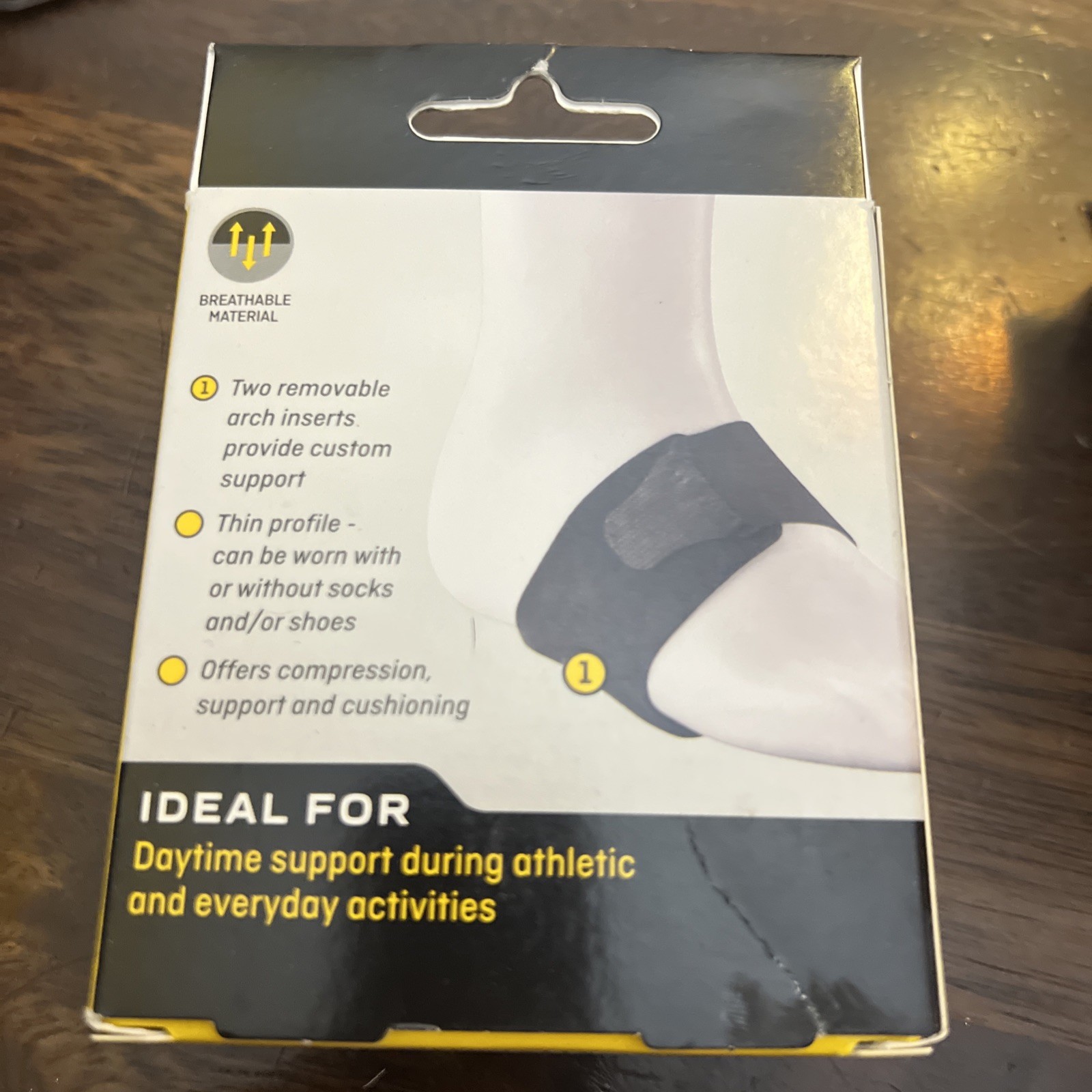 New 3M Futuro Foot Therapeutic Arch Support Adjustable Moderate Support, 1 Pair