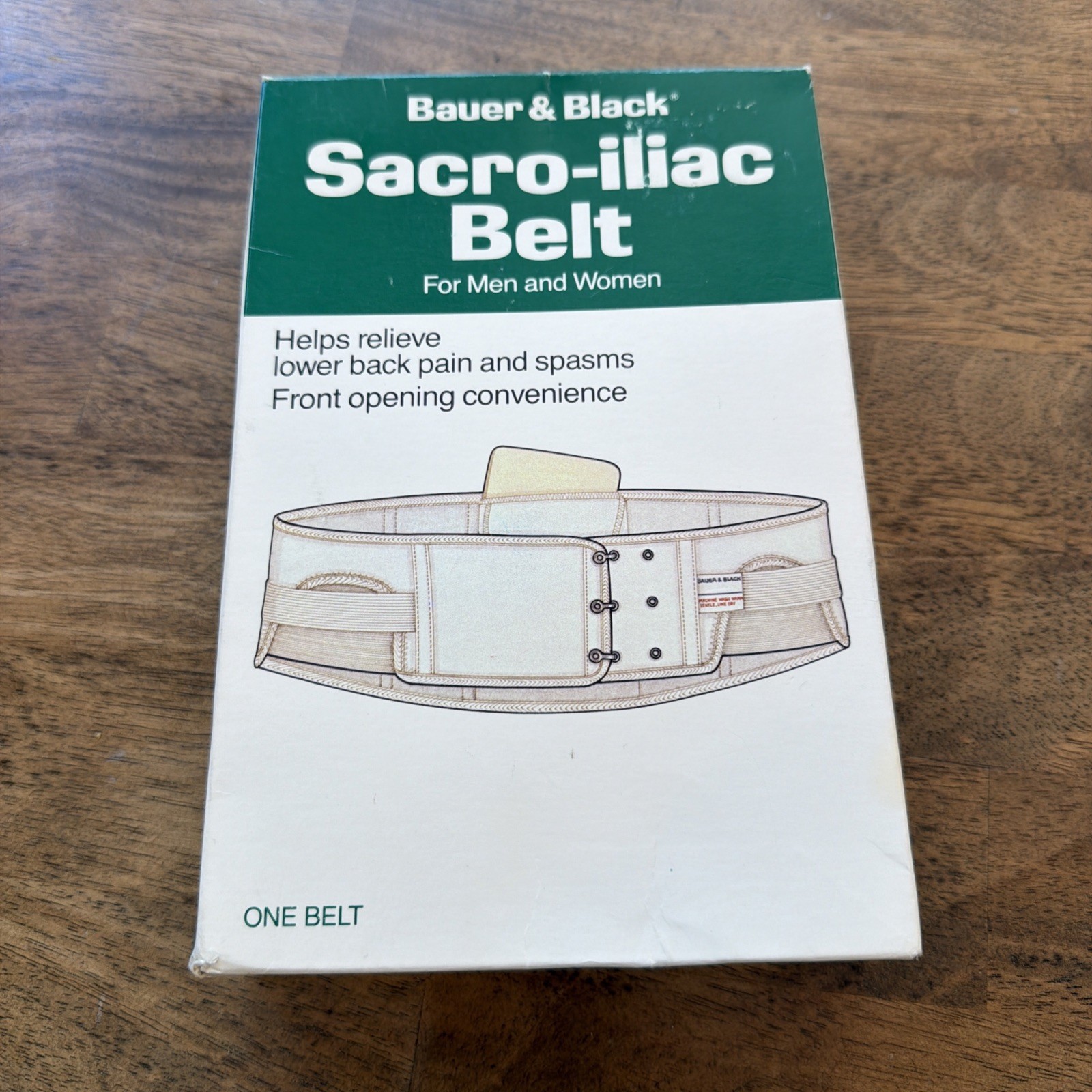 VERY RARE VINTAGE BAUER & BLACK Sacroiliac Belt – SMALL / NEW IN BOX