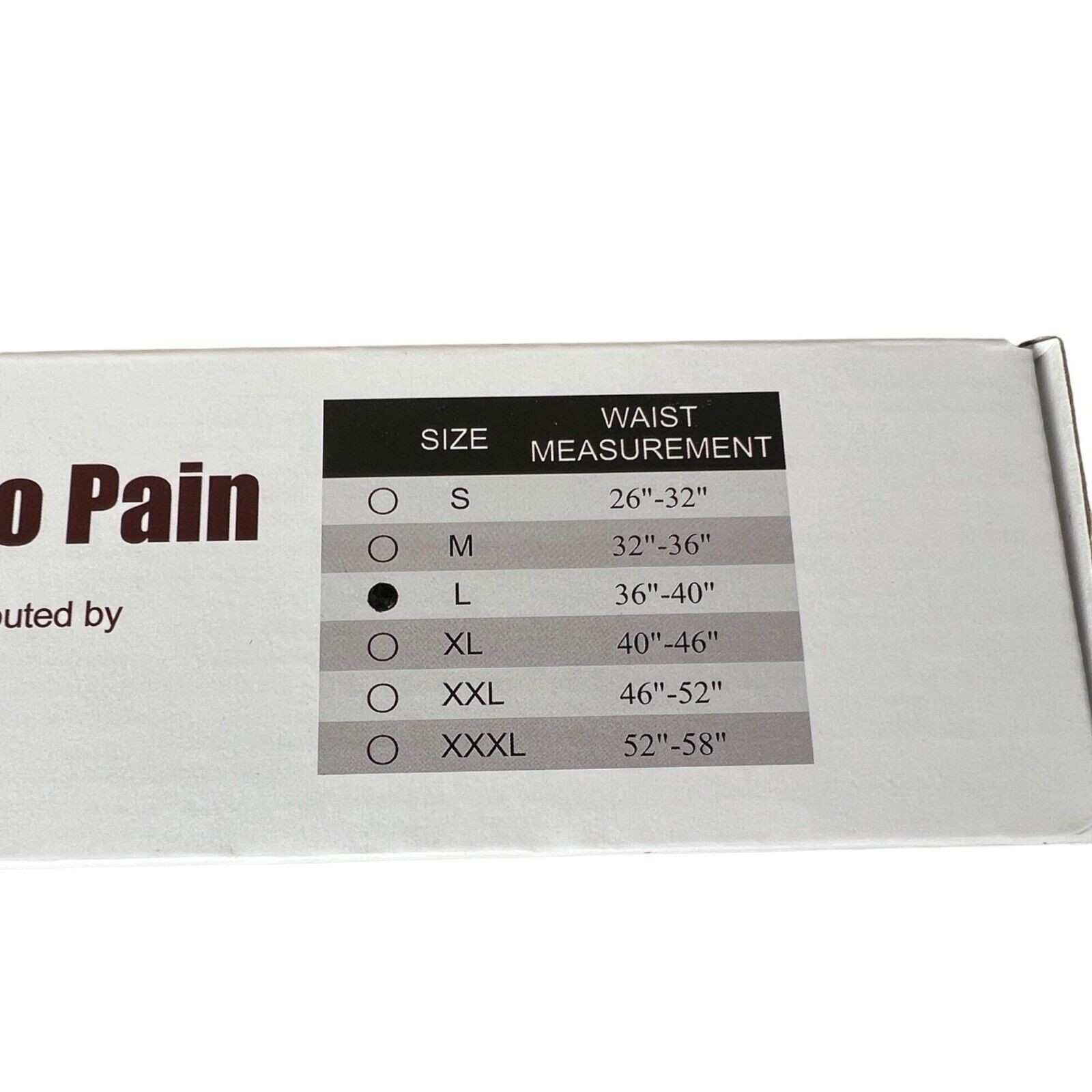 Z-Grav Spinal Decompression System Lumbar Belt For Back Pain Relief Size Large