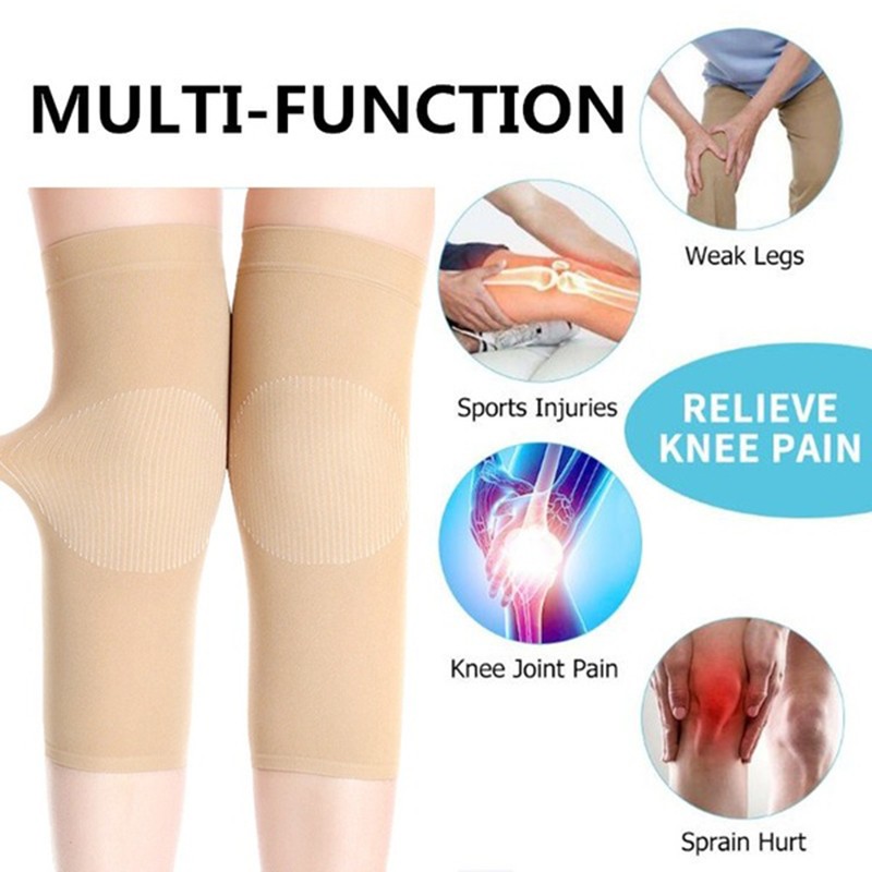 1 Pair Knee Sleeve Compression Brace Support Sport Joint Pain Arthritis Reli.sh