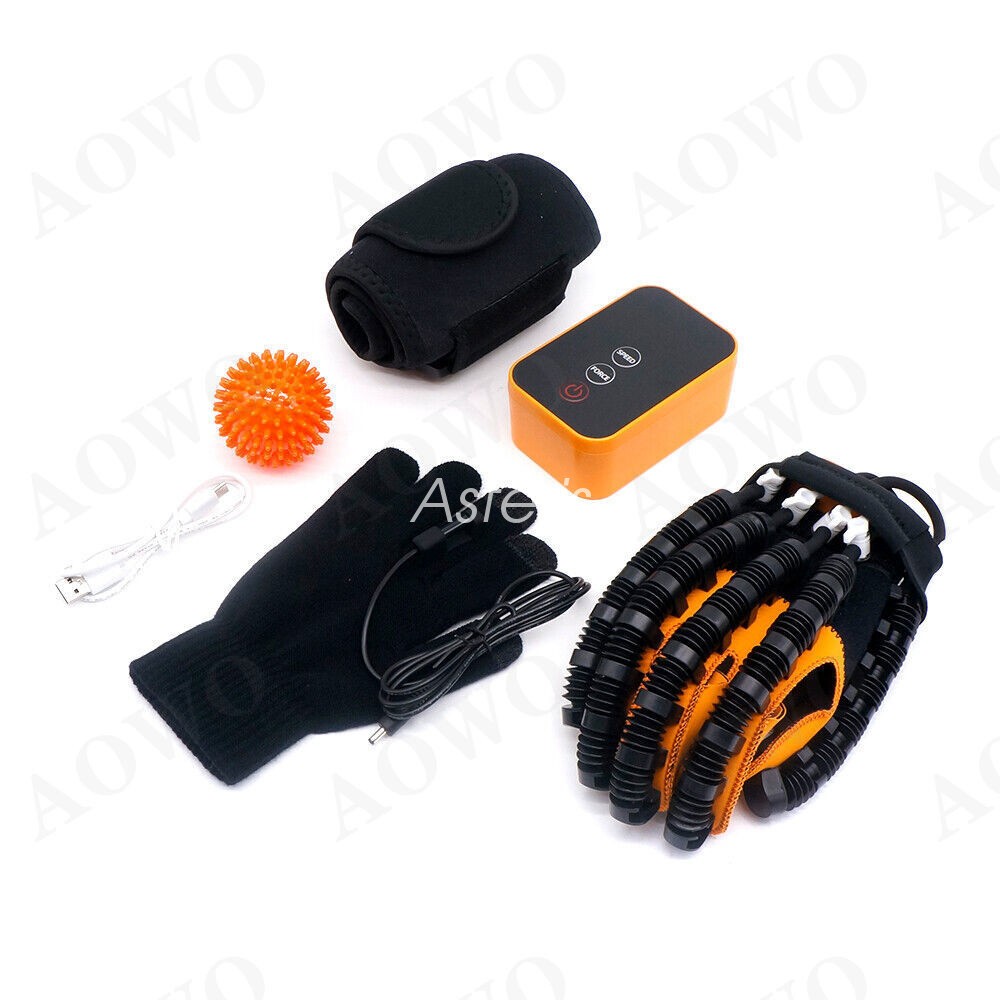 Rehabilitation Robot Gloves Finger Exerciser for Hand Stroke Hemiplegia Patients