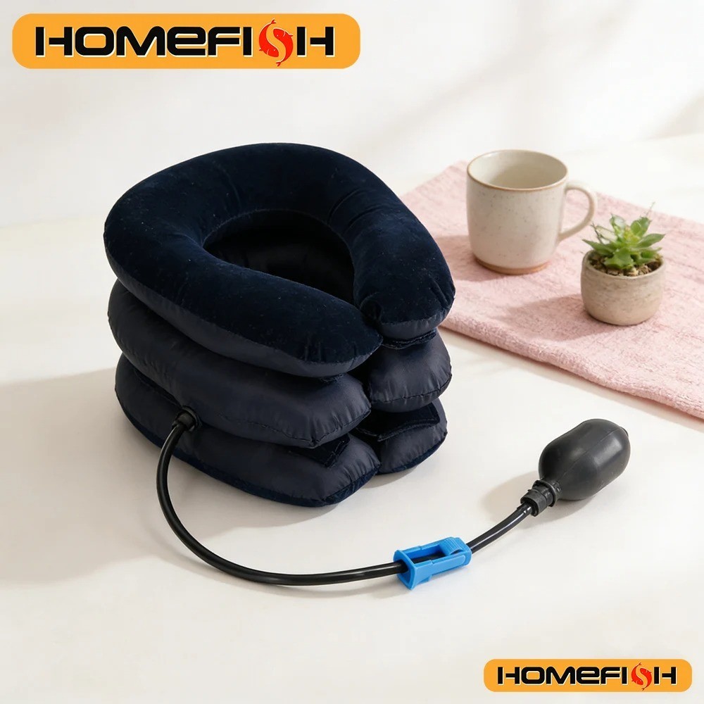 Neck Stretcher Inflatable Air Neck Traction Apparatus Device Soft Neck Cervical
