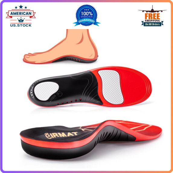 Plantar Fasciitis High Arch Support Insoles for Men Women, Arch Support Inserts