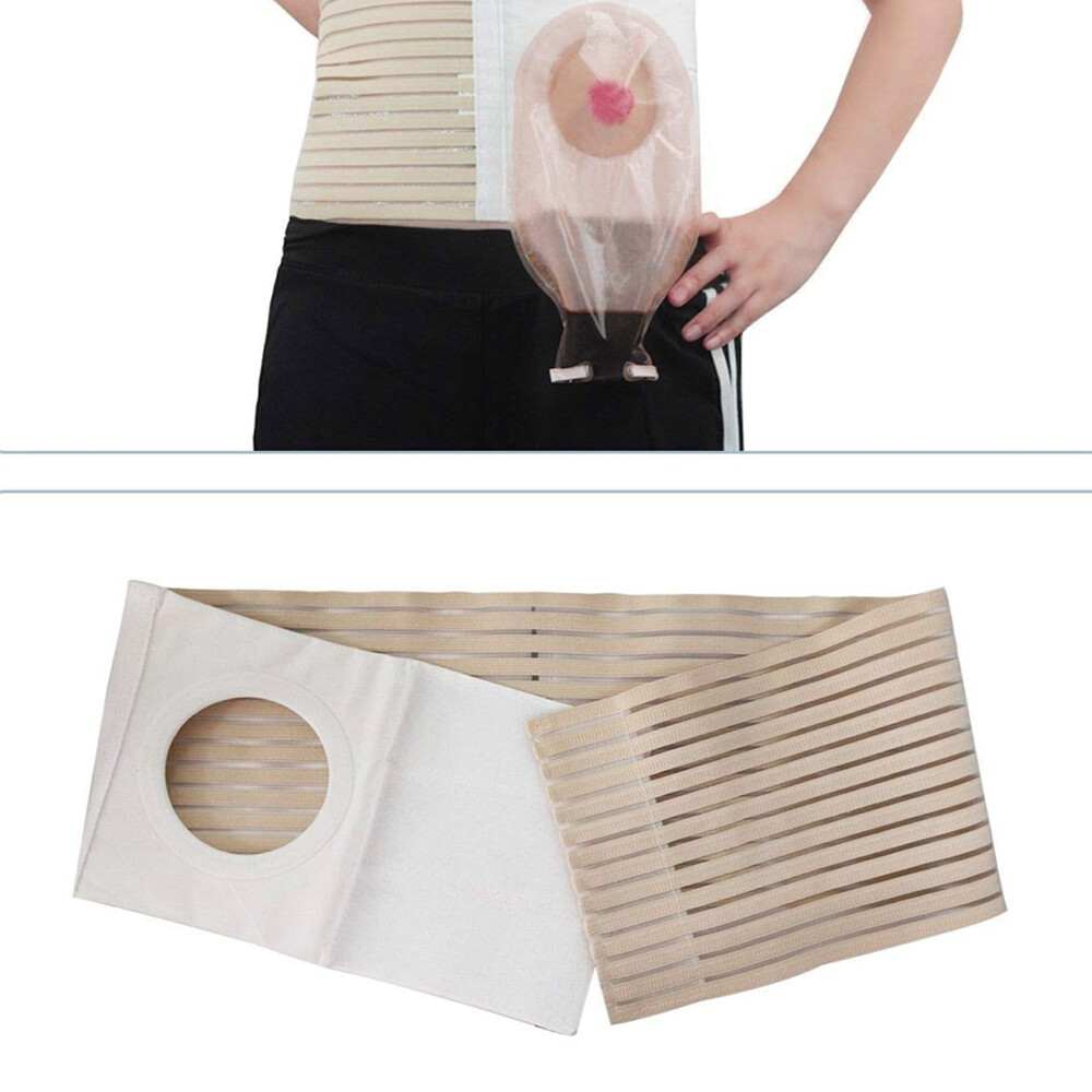 Medical Ostomy Belt Unisex Ostomy Hernia Support Abdominal Binder Brace Stoma