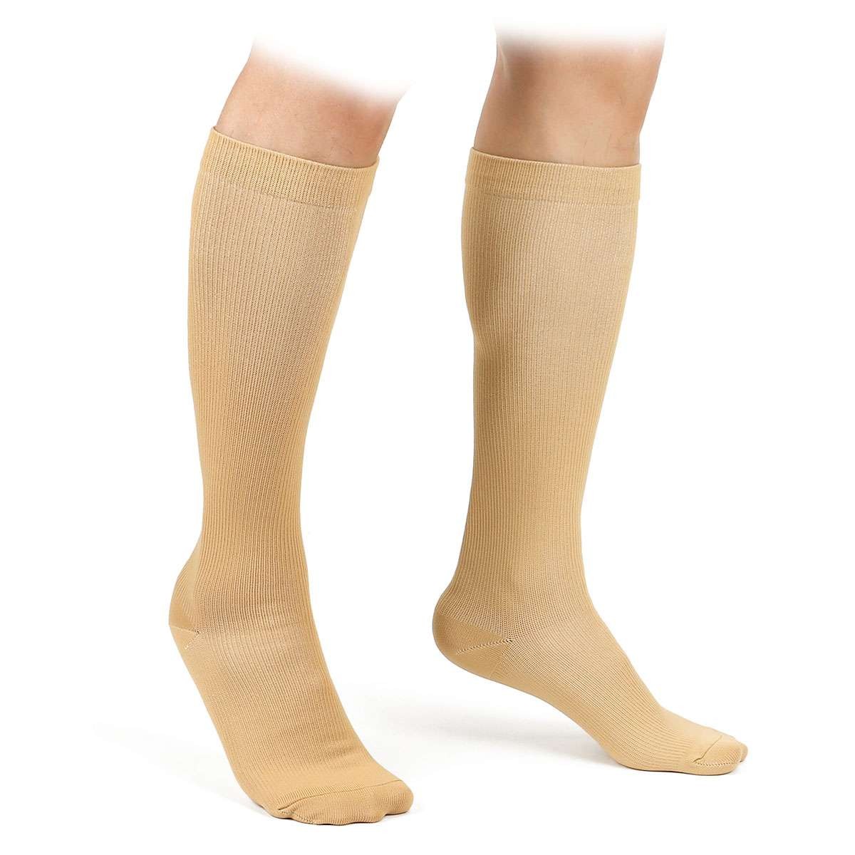 (5 Pairs) S-XXL Compression Socks Stocking Knee High Graduated Support Men Women
