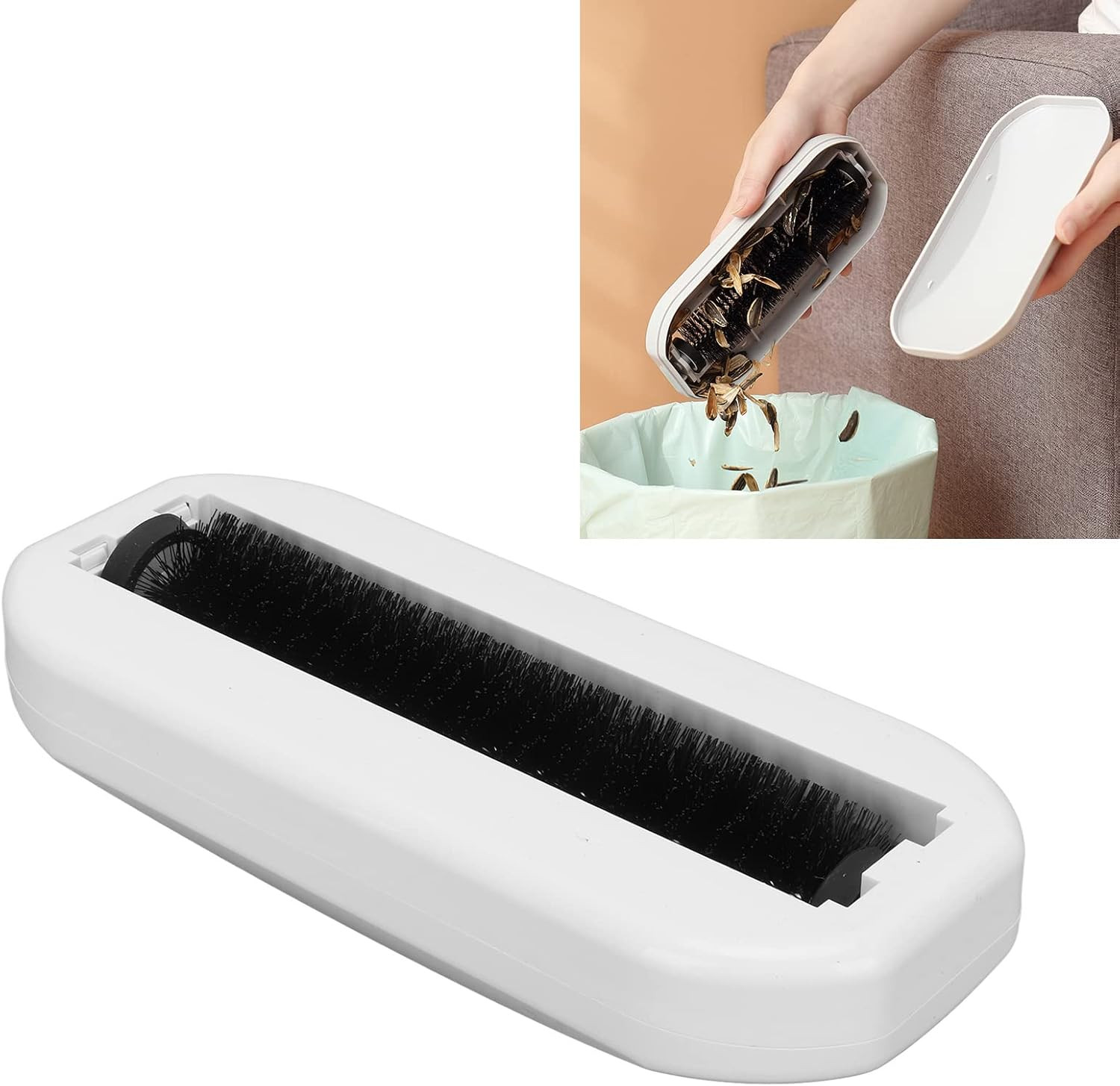 Rolling Bed Brush, Crumb Sweepers with ABS Material, Reusable Handheld Table Cru