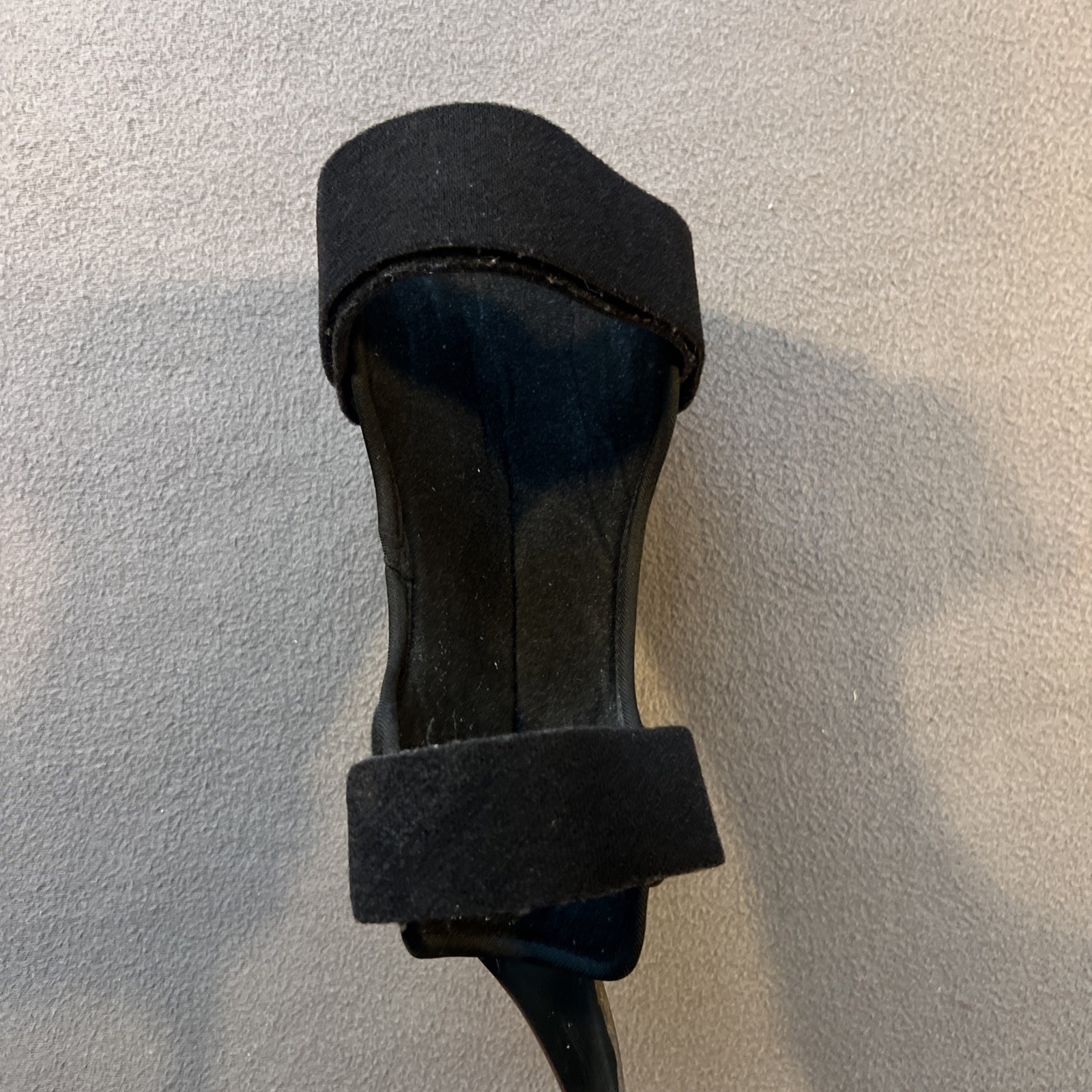 ALLARD TOE OFF 2- 1/2 AFO Medium Right Black Ankle Foot Orthosis Drop Foot READ