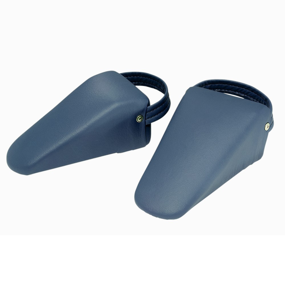 PELVIC SACRAL BLOCKS WITH NONSKID BASE AND VINYL COVER, PAIR, MYSTIC BLUE, 5″Wx8