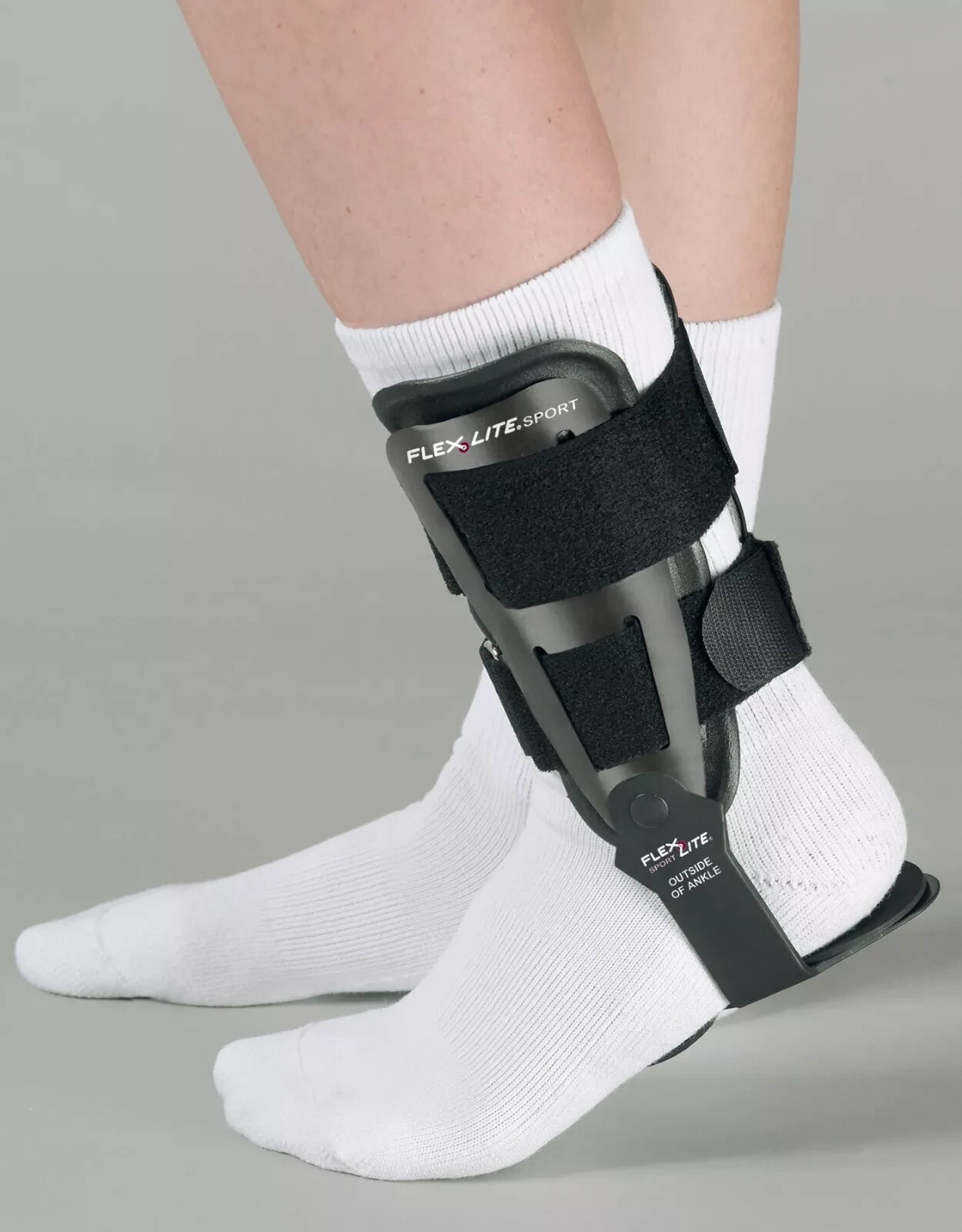 Flexlite Hinged Ankle Brace Articulating Hinges Sport Foot Sprain Strain Light