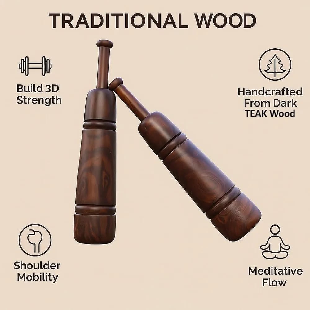 Wood Indian Meels | (pair )