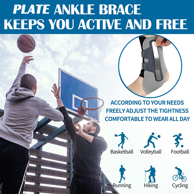 Ankle Brace Support for Sprained Ankle Wrap Plantar Fasciitis Relief Foot Brace
