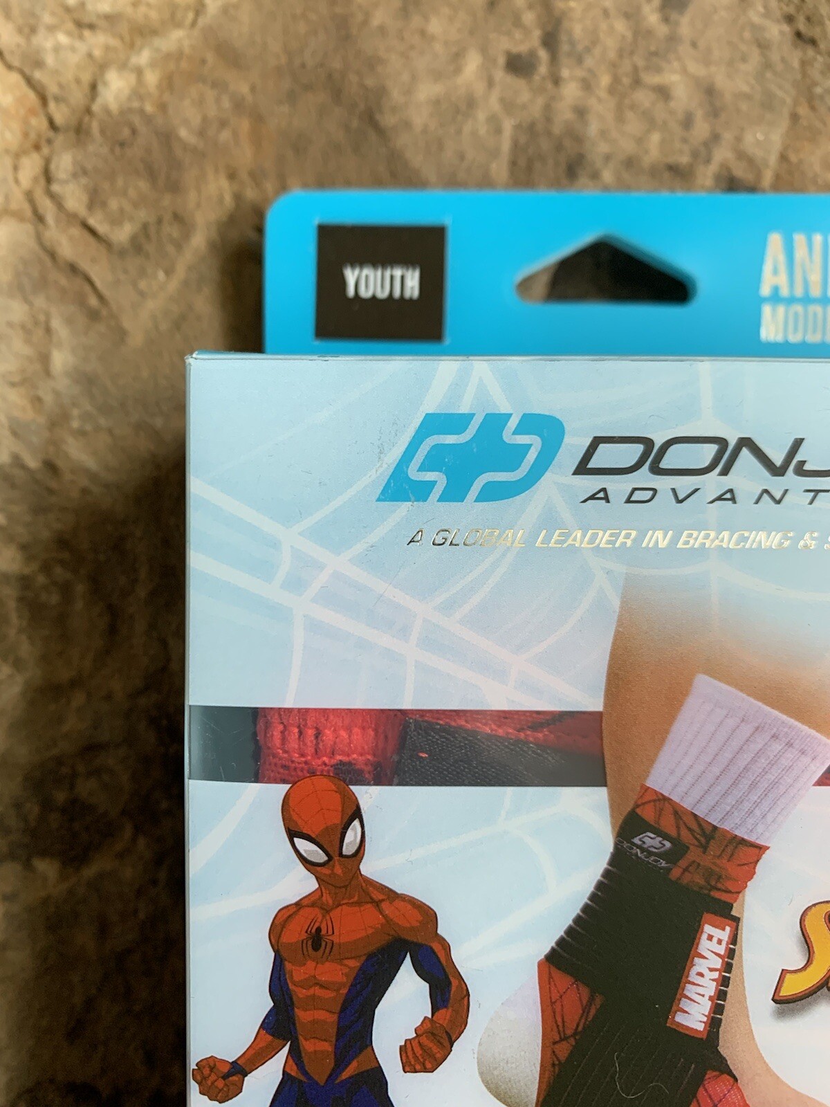 Donjoy Youth Spiderman Figure-8 Ankle Support. New