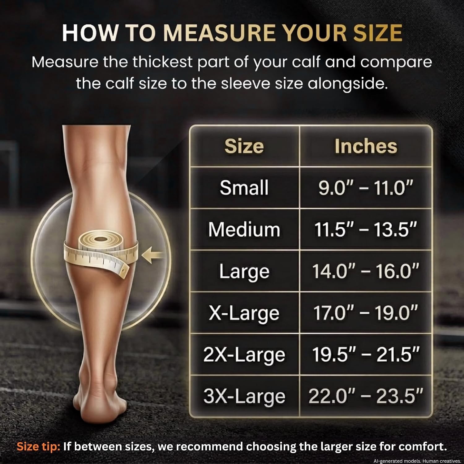 Doc Miller Calf Compression Sleeves for Petite Women & Men BLACK, 20-30 mmHg